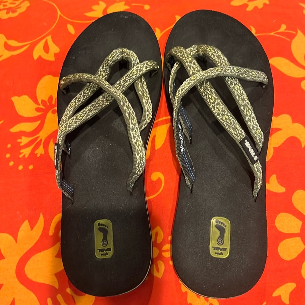 Teva flip flops 8W